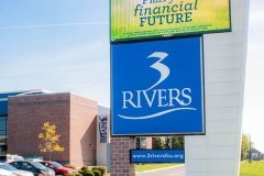 3 Rivers Credit Union Monument Signage and EMC