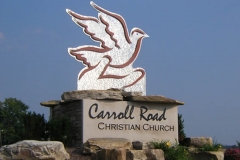 Carroll Road Christian Church Monument Sign