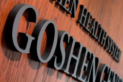 Goshen Health Dimensional Letters