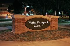 Indiana Tech Uytengsu  Center Monument Sign