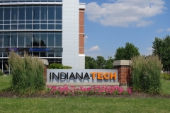 Indiana Tech Entry Monument Sign