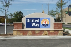 The United Way Monument Sign