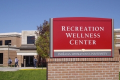 Indiana Wesleyan University Rec Center Monument